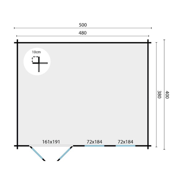 plattegrond blokhut annabel