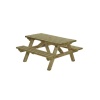 Picknicktafel recht model 150cm - Afbeelding 2