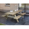 Picknicktafel met open instap