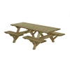 Picknicktafel met open instap - Afbeelding 2