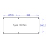 DHZ Overkapping Holten met berging 690cm - Afbeelding 3