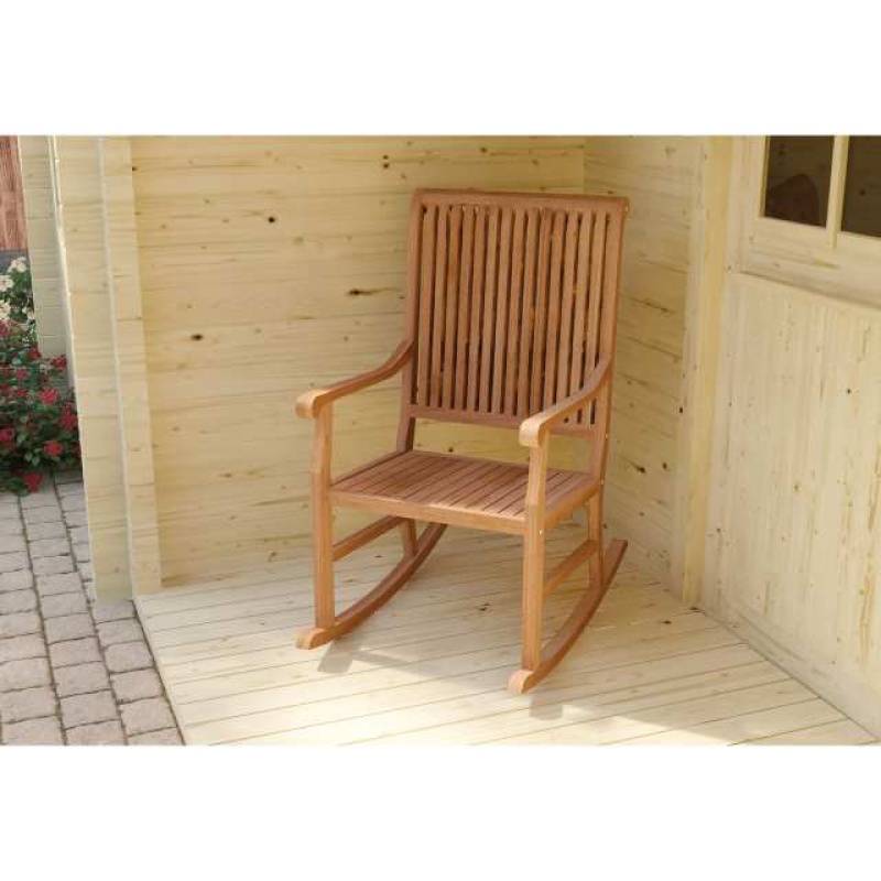 Schommelstoel Teak Relax - Afbeelding 2