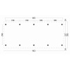 Overkapping zadeldak Hamar L Type 9 903x395cm - Afbeelding 2