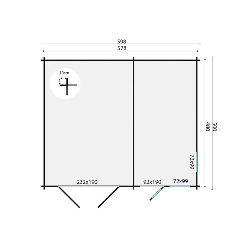 garage moa plattegrond