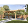 overkapping red class wood zoutelande 750cm breed