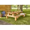 rechthoekige picknicktafel robuust