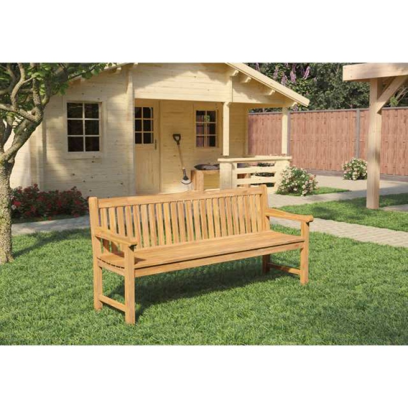 Teak Parkbank Norwich 180cm