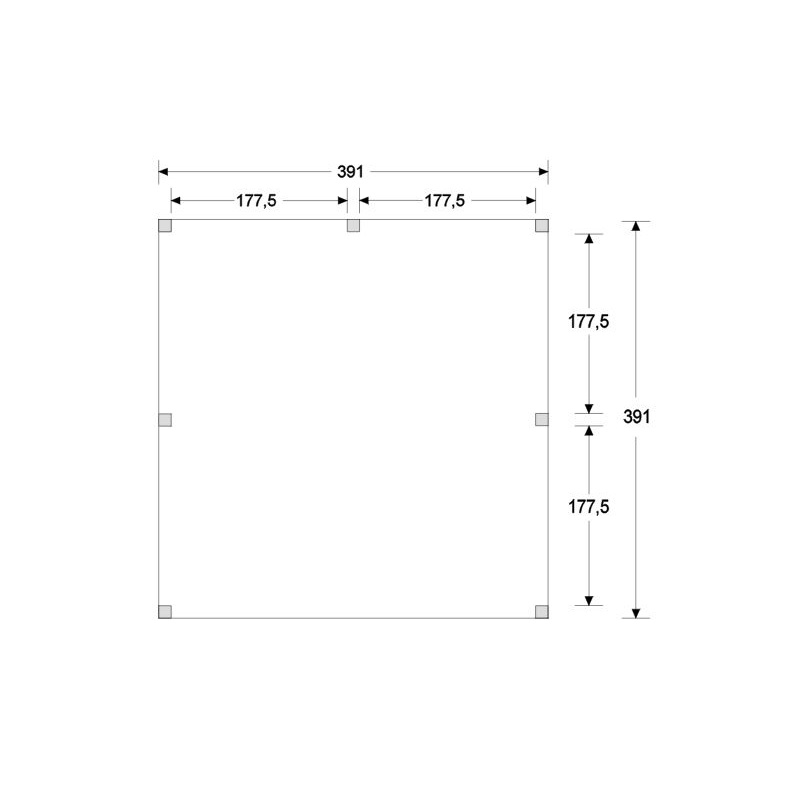 plattegrond premium gesch B400 x D400cm