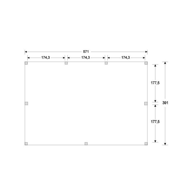 plattegrond premium gesch B580 x D400cm