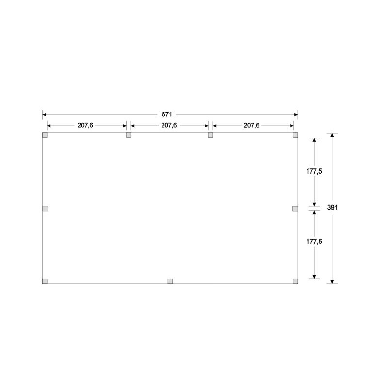 plattegrond premium gesch B680 x D400cm