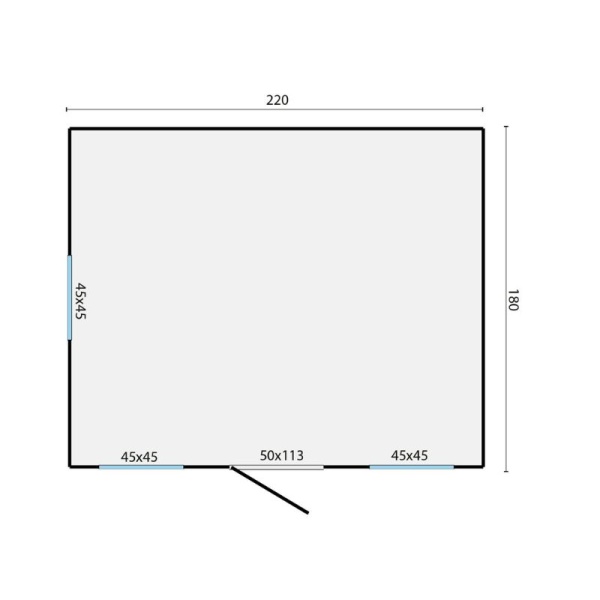 speelhuisje lola plattegrond