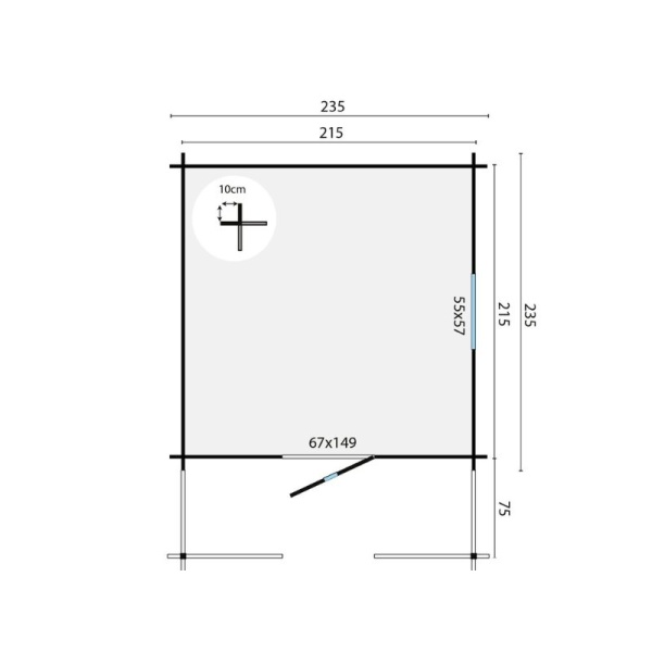 speelhuisje marii plattegrond