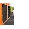 flex fence overkapping zwart