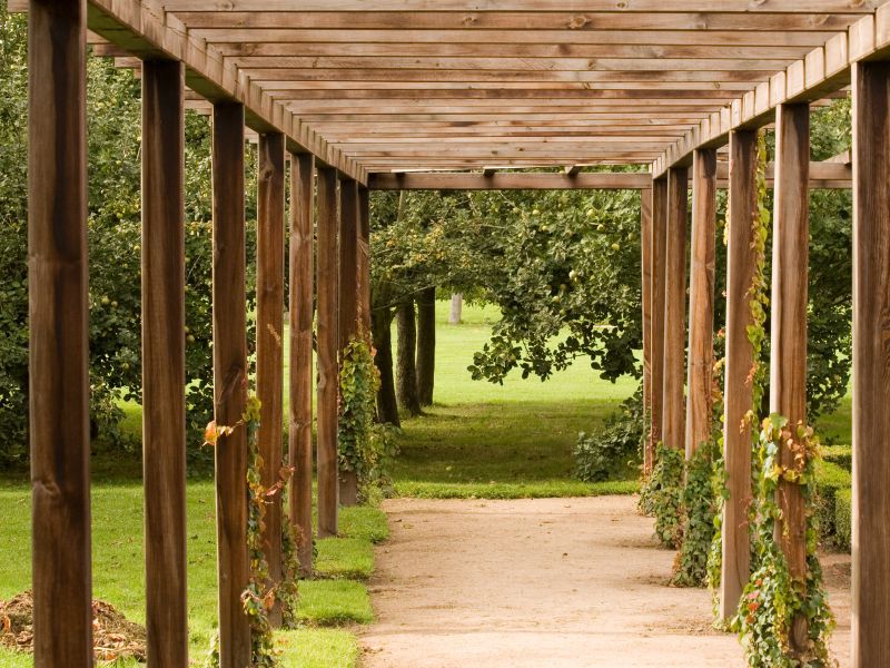 pergola grote doorloop