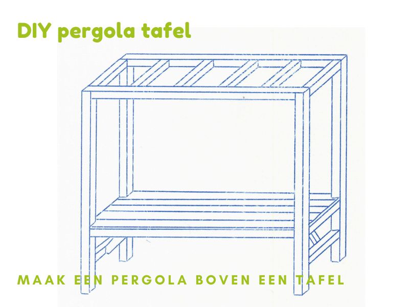 DIY pergola tafel