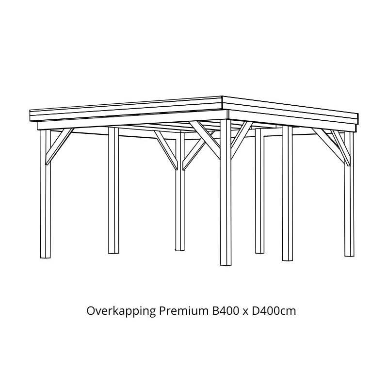 Douglas premium B400 x D400cm