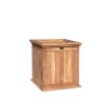 Vierkant Houten Bloembak Teak Kalimantan 40x40x45cm