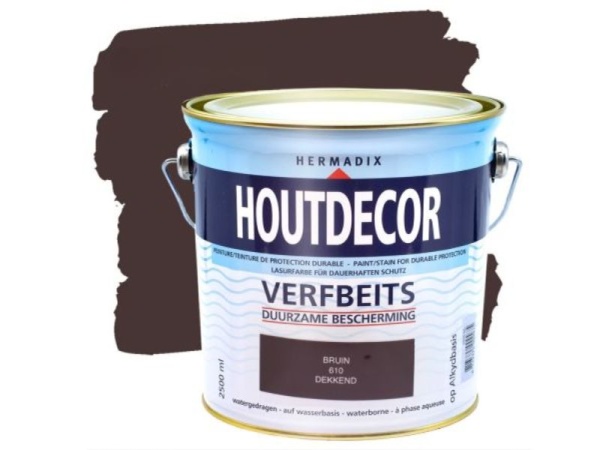 houtdecor 610 bruin dekkend