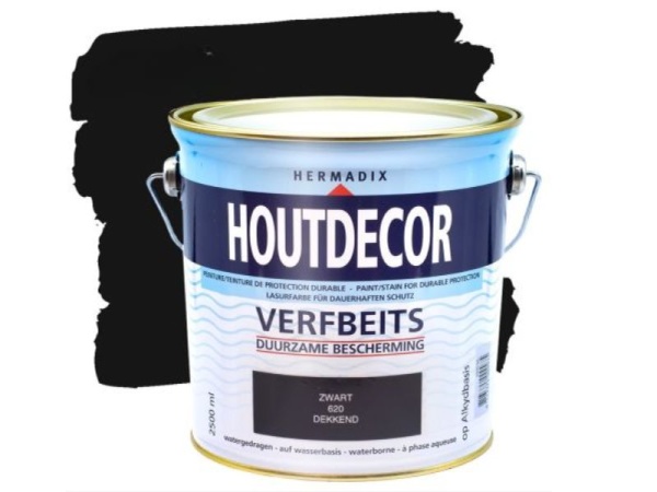 houtdecor 620 zwart dekkend