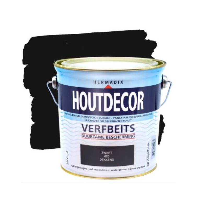 houtdecor 620 zwart dekkend