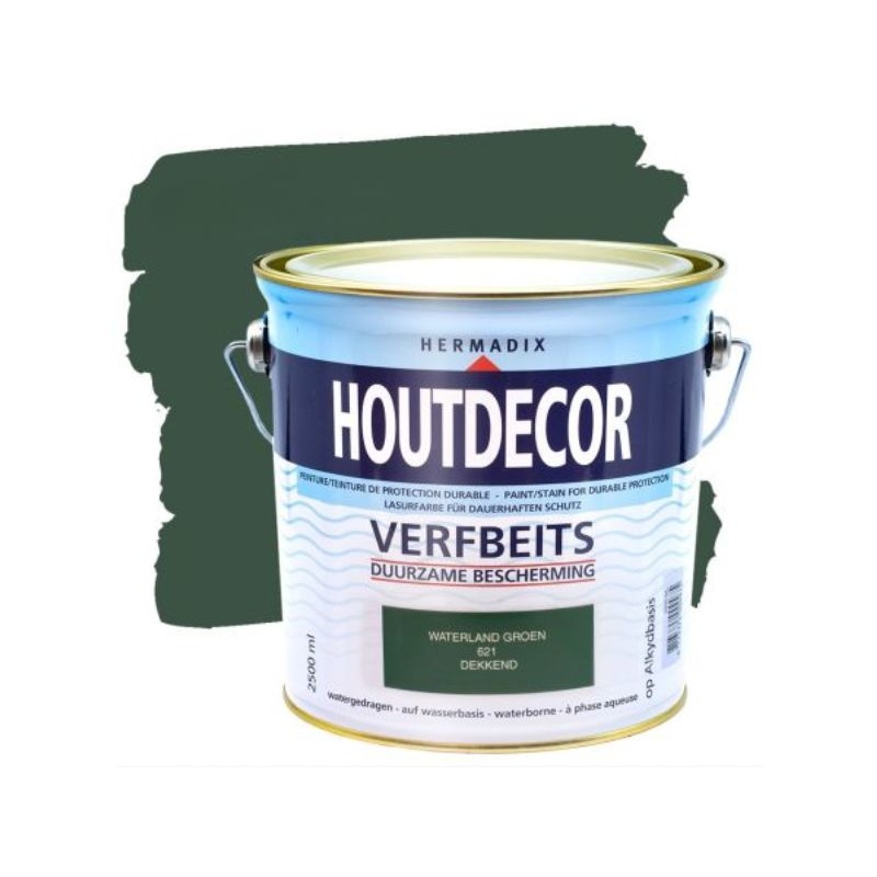 houtdecor 621 waterland groen dekkend