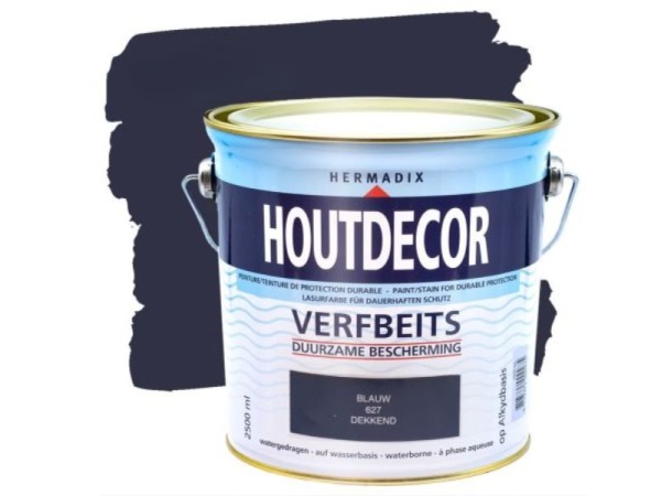 houtdecor 627 blauw dekkend