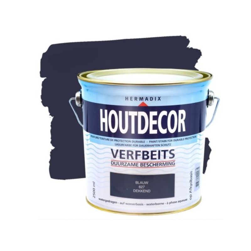 houtdecor 627 blauw dekkend