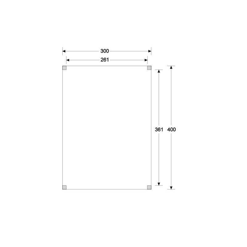 douglas excellent plattegrond B300 x D400cm