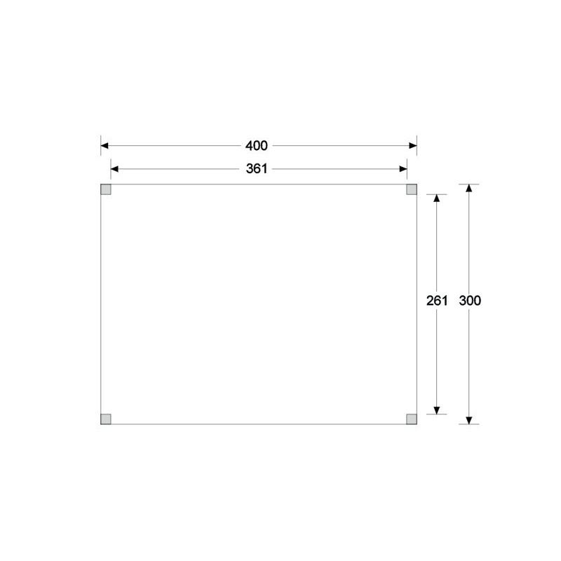 douglas excellent plattegrond B400 x D300cm