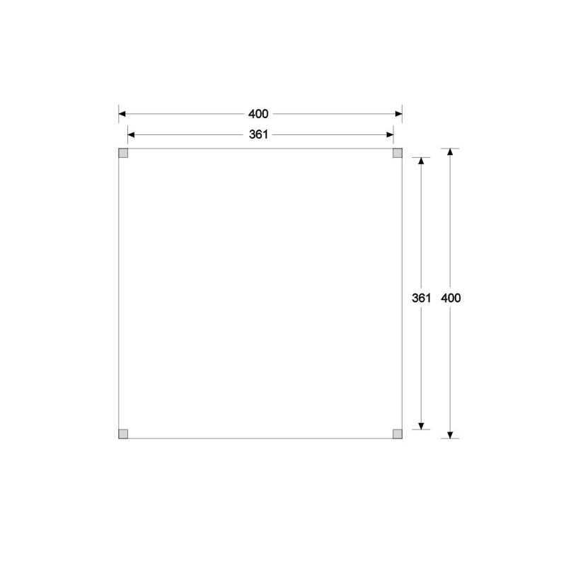 douglas excellent plattegrond B400 x D400cm