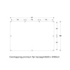 premium ruw plattegrond B580 x D400cm