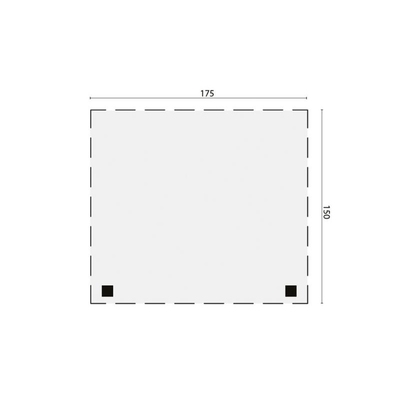 zijluifel 175cm plattegrond