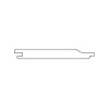 Overhangend rabat geïmpregneerd Vuren 19x145mm - 360cm - Afbeelding 2