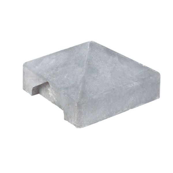 Afdekpet Beton pyramide T-model Wit/grijs