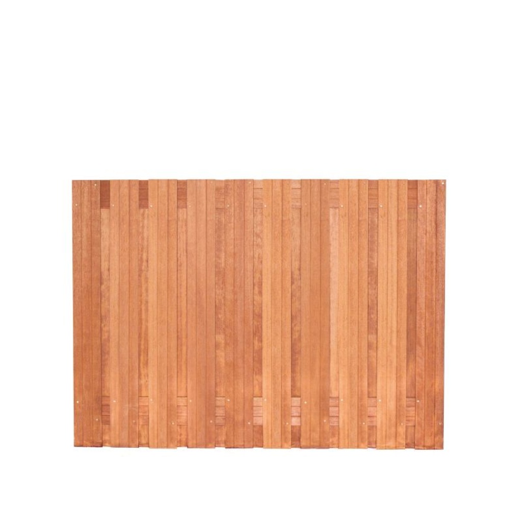 Hardhouten schutting als erfafscheiding in Hoogerheide 5 tuinscherm-hardhout-21-planks-180x13