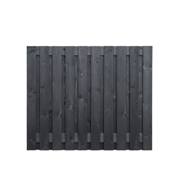 tuinscherm zwart 21 planks 180x150 1