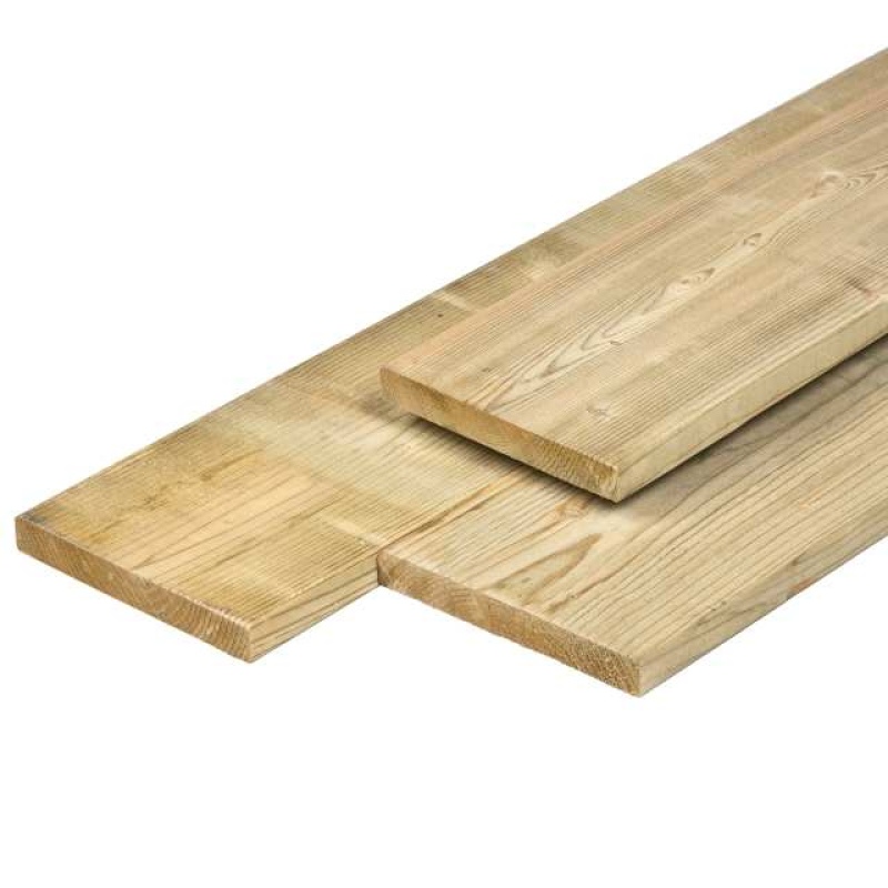 Plank geschaafd geïmpregneerd 16x140mm - 360cm