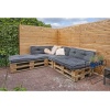 Rhombus Tuinscherm Klagenfurt Douglas B90xH180cm - Afbeelding 3