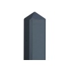 Betonpaal Hoek-model pyramide Antraciet Gecoat 308cm