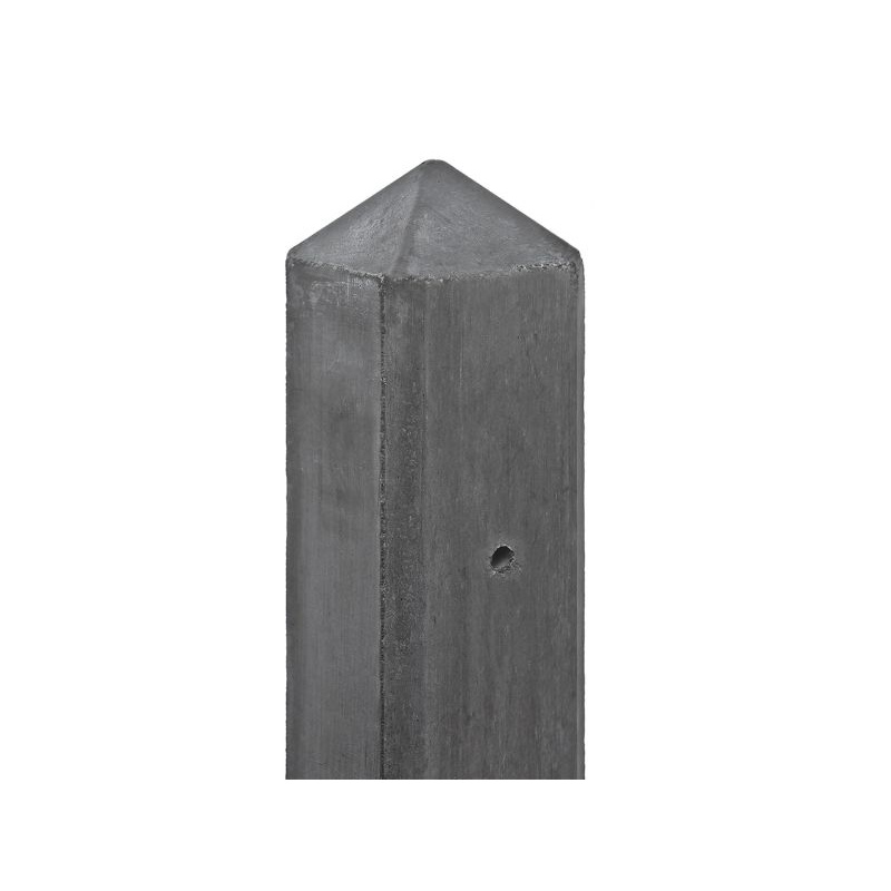 Betonpaal hoek-model pyramide Antraciet 308cm