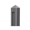 Betonpaal Hoek model pyramide Antraciet 145cm
