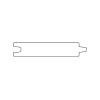 Blokhutprofiel Douglas Geschaafd 28x145mm - 400cm - Afbeelding 2