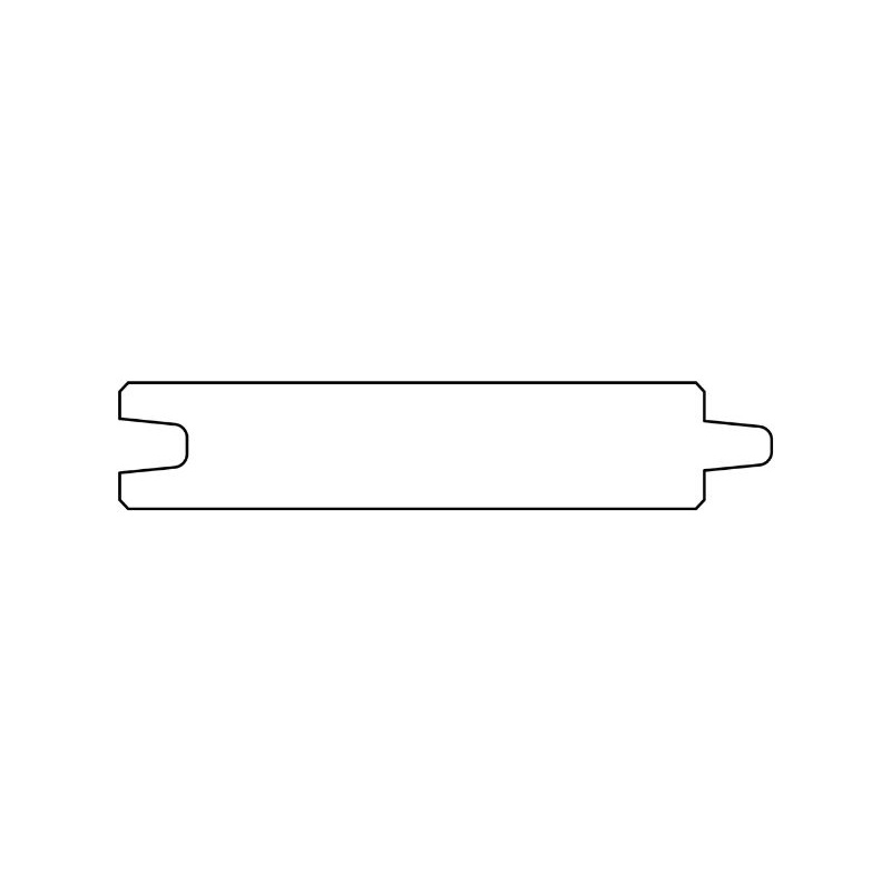 Blokhutprofiel Douglas Geschaafd 28x195mm - 500cm - Afbeelding 2