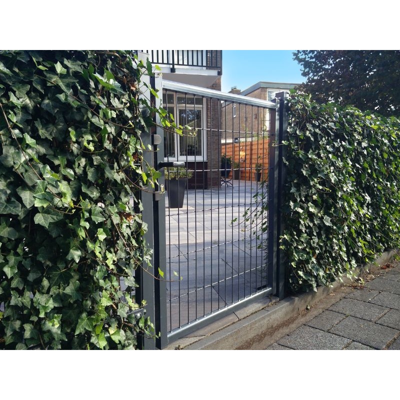 Tuinpoort dubbel metaal Antraciet 200x300cm - Afbeelding 2