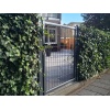 Tuinpoort metaal Antraciet compleet 120x100cm