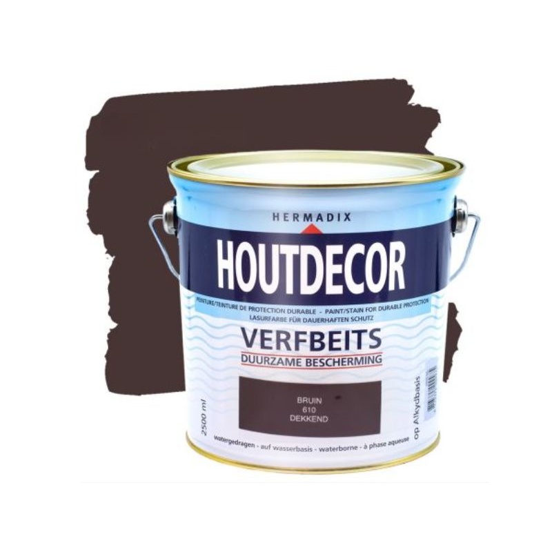 houtdecor 610 bruin dekkend