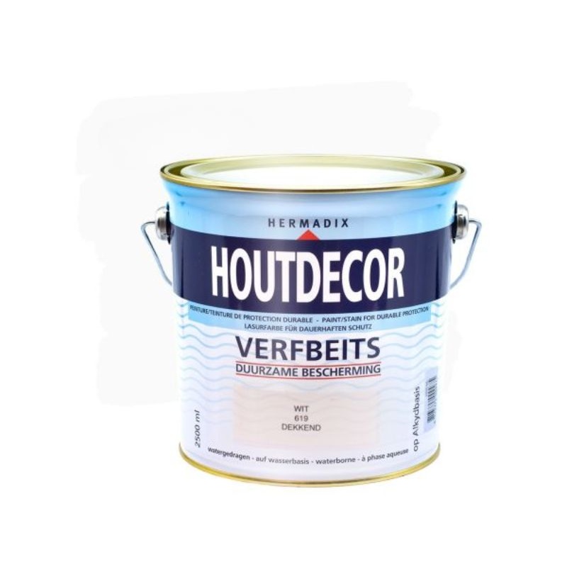 houtdecor 619 wit dekkend