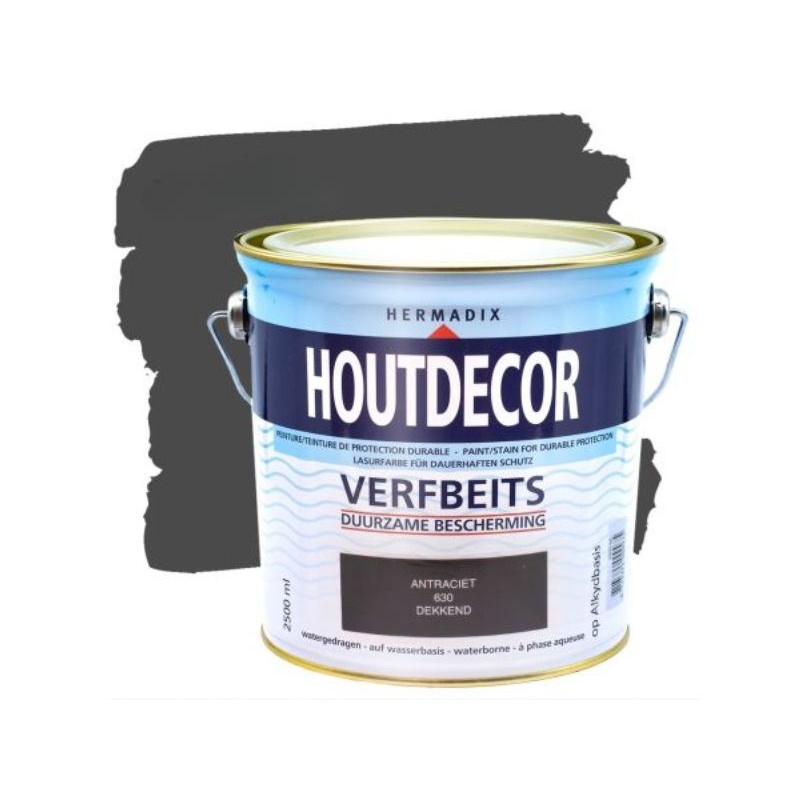 houtdecor 630 antraciet dekkend