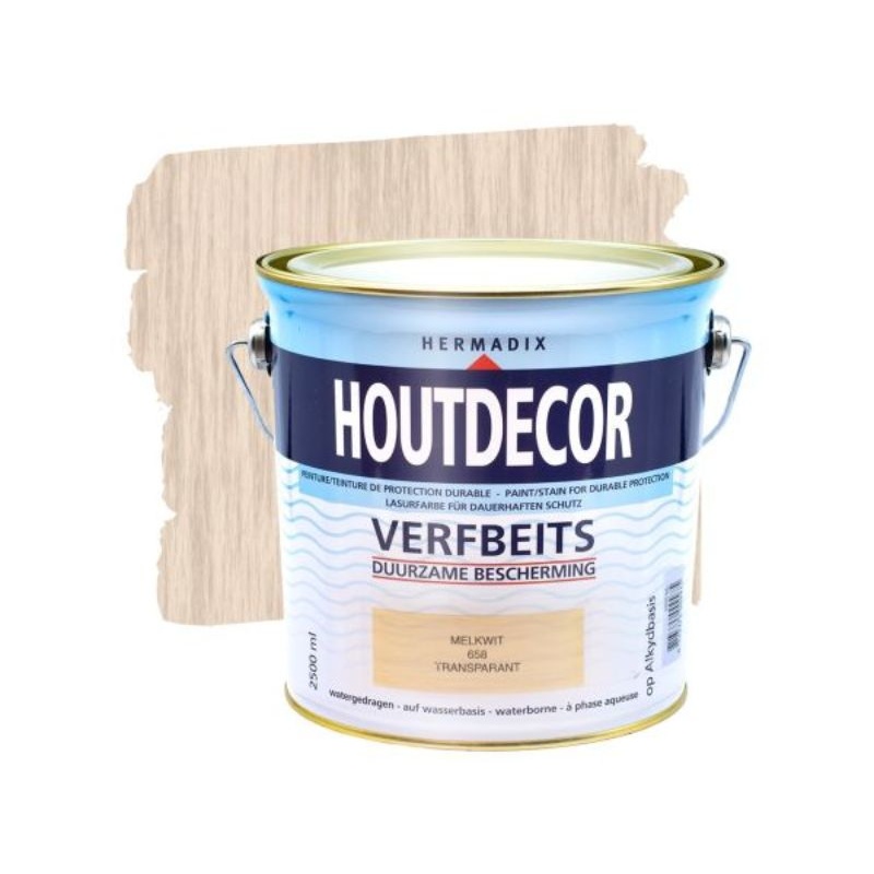 houtdecor 658 melkwit transparant