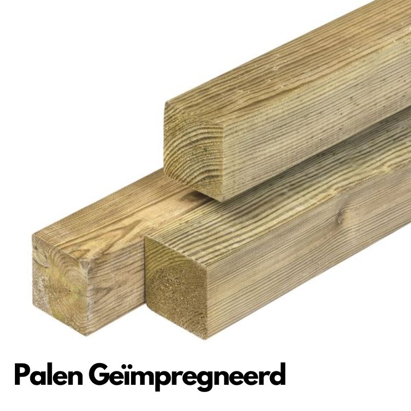 palen geimpregneerd